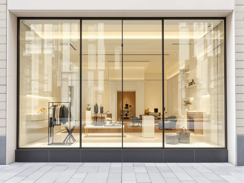 Vitrine de commerce à Evere